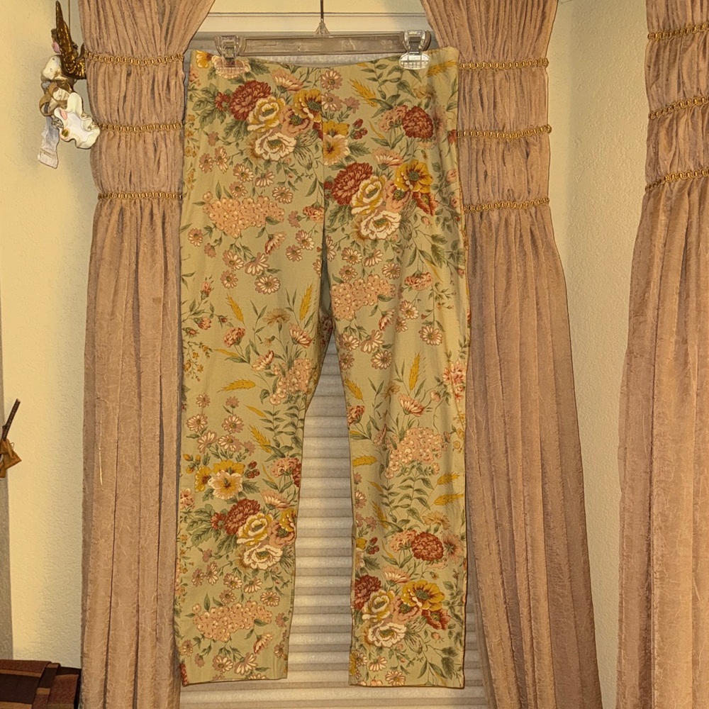 Lauren Ralph Lauren Floral Straight Leg Pants